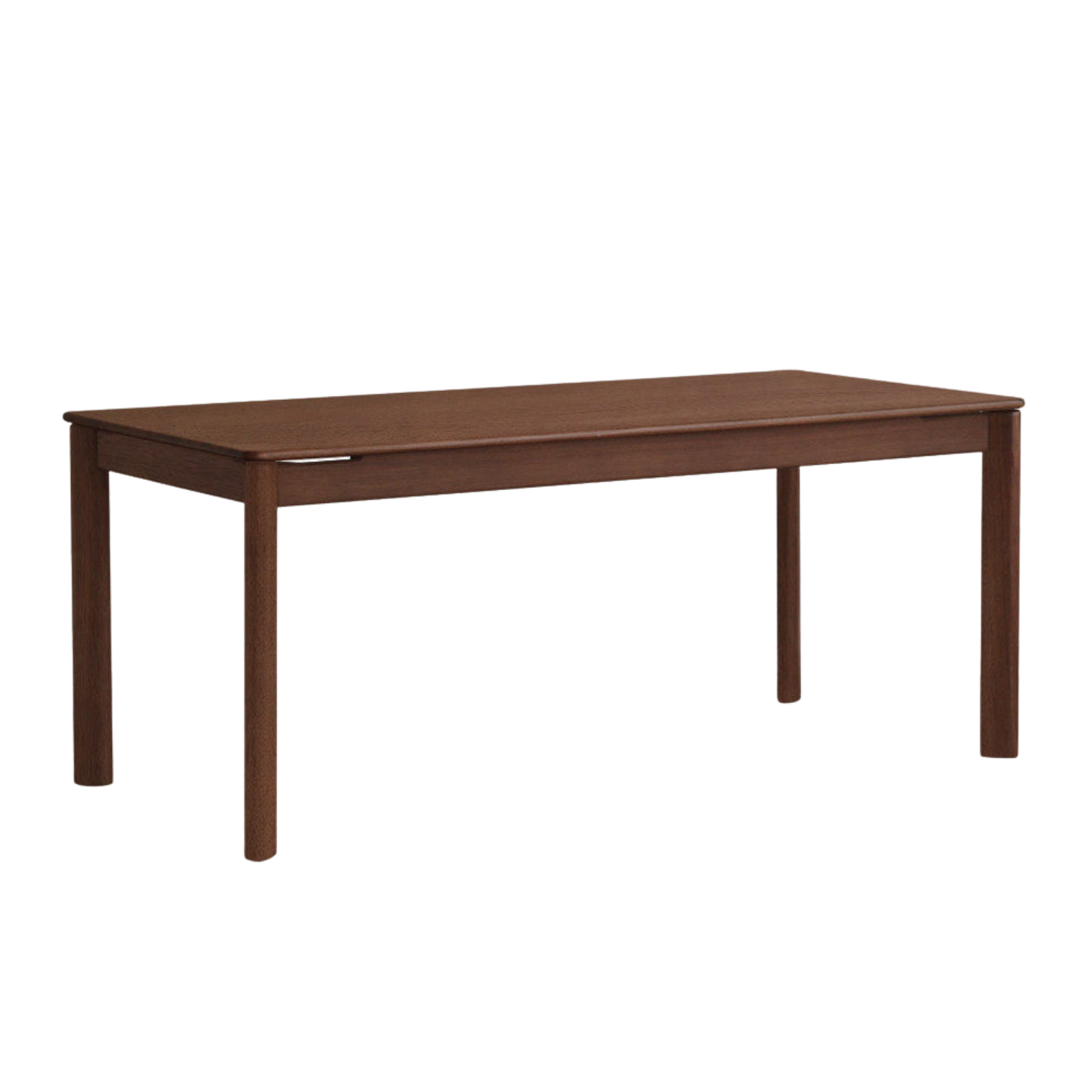 Black Walnut, Sandalwood, Ash Solid, Golden Pear Wood Modern Rectangular Table