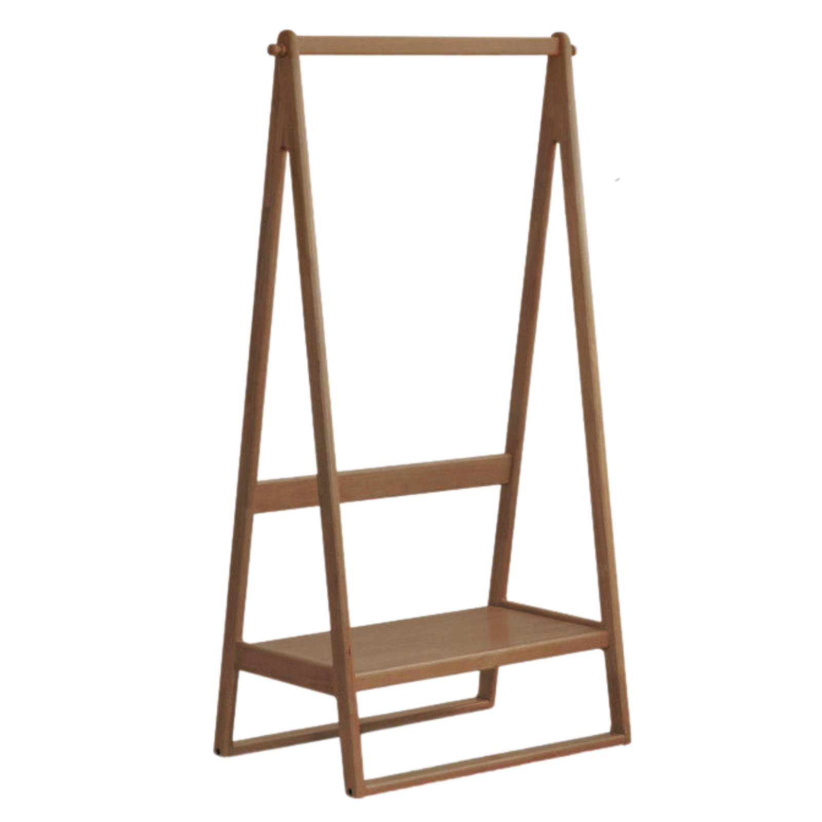 Solid Rubberwood Nordic Minimalist Standing Hanger