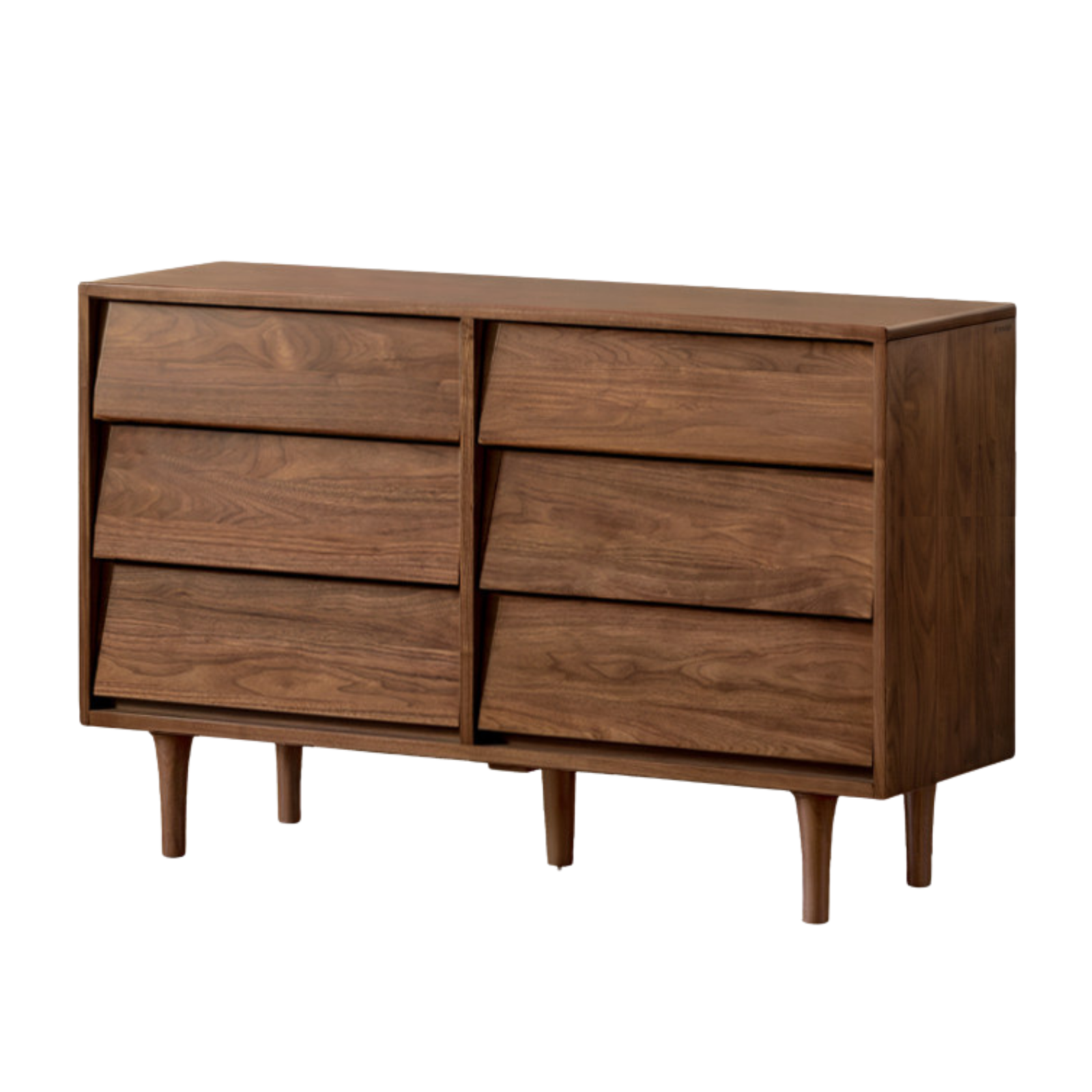 Black Walnut Solid Wood antique Style Chest of Drawers
