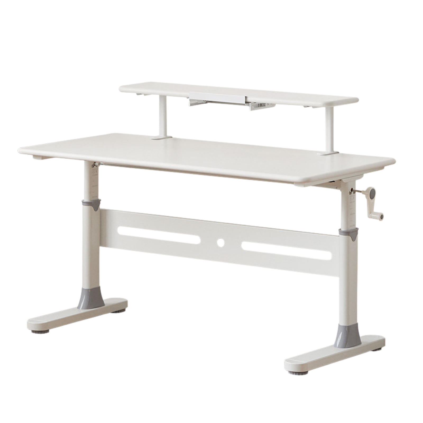 Beech, Solid Rubberwood Solid Wood Kids Liftable Desk