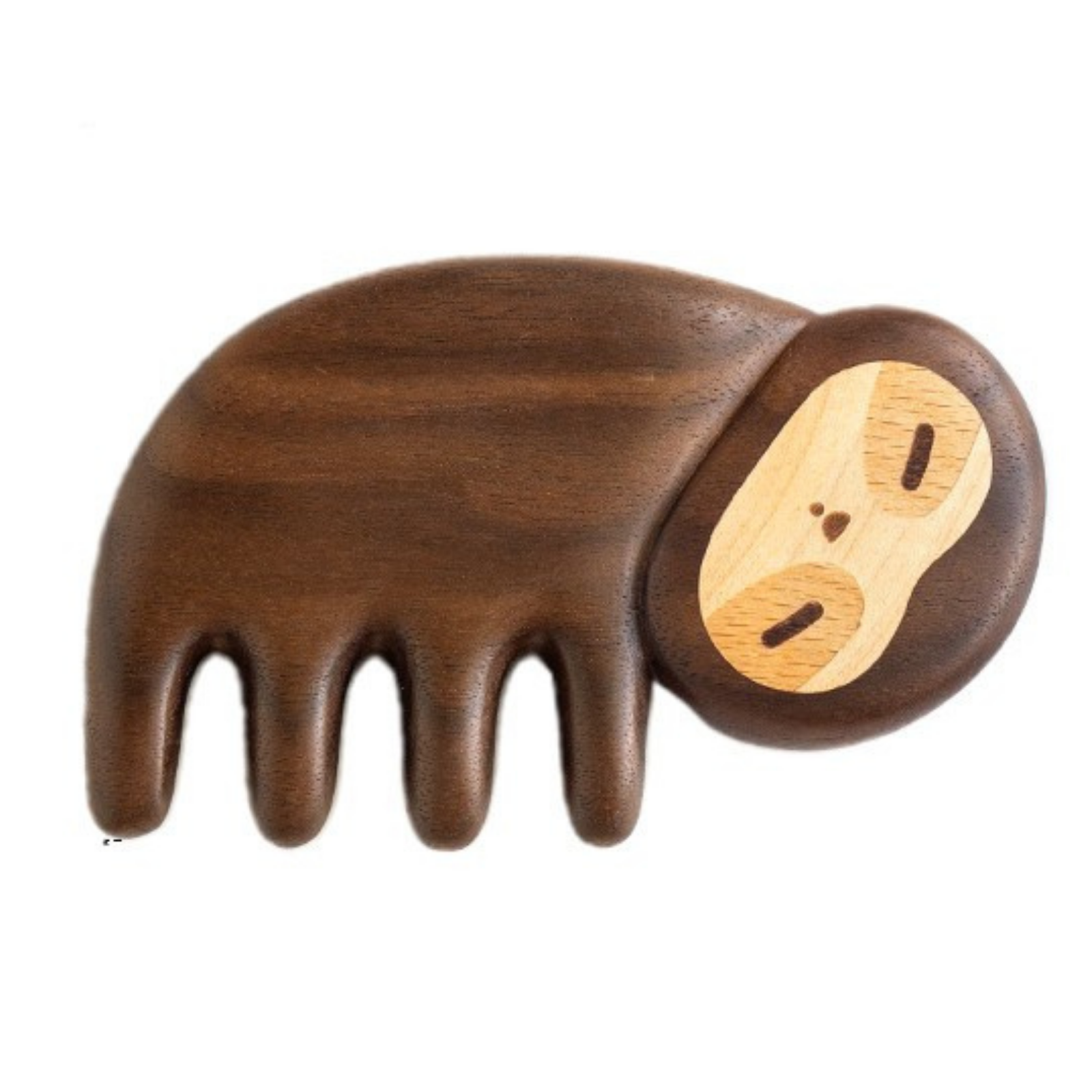 Black Walnut Solid Wood Modern Massage Comb