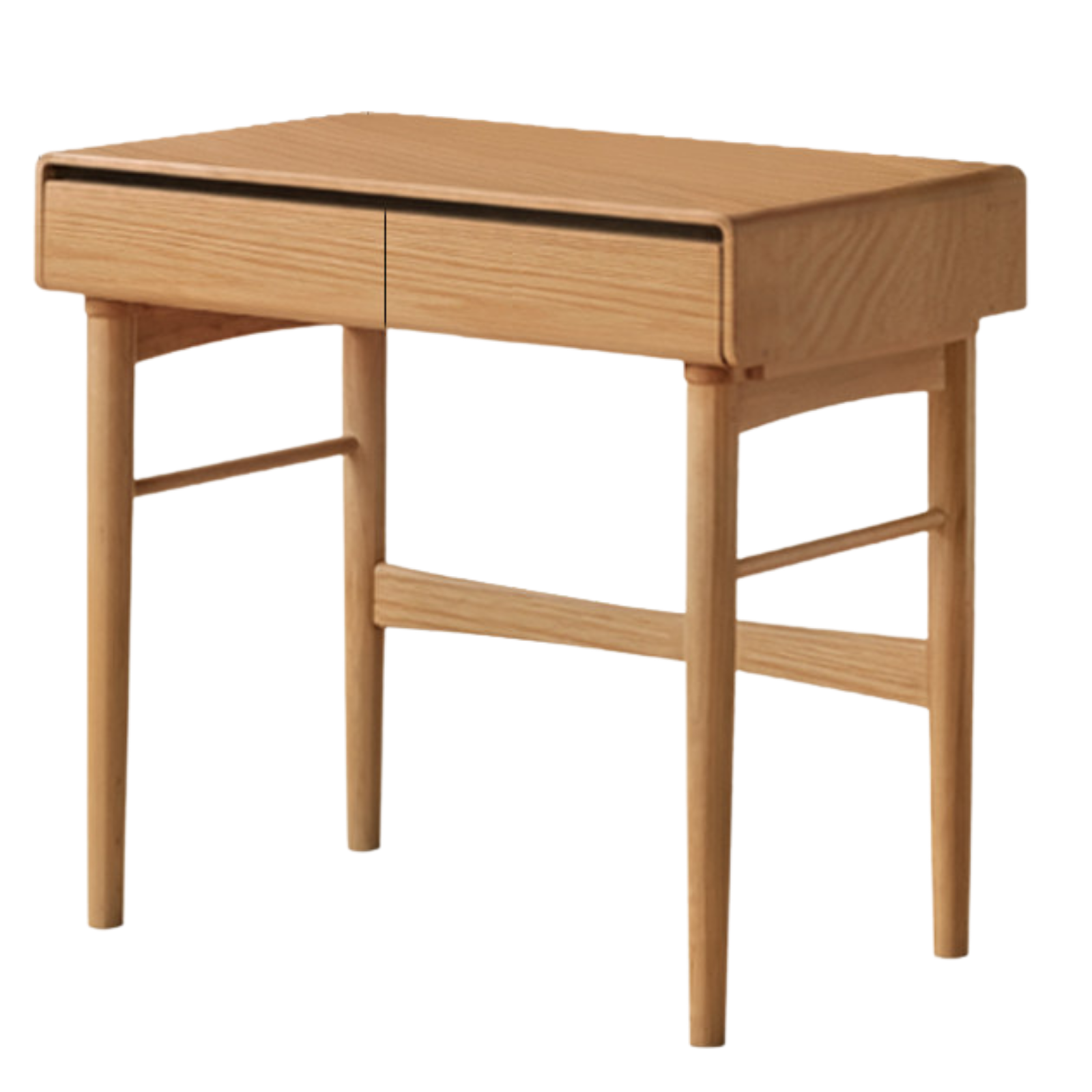 Cherry, Oak Solid Wood Desk With Drawer.