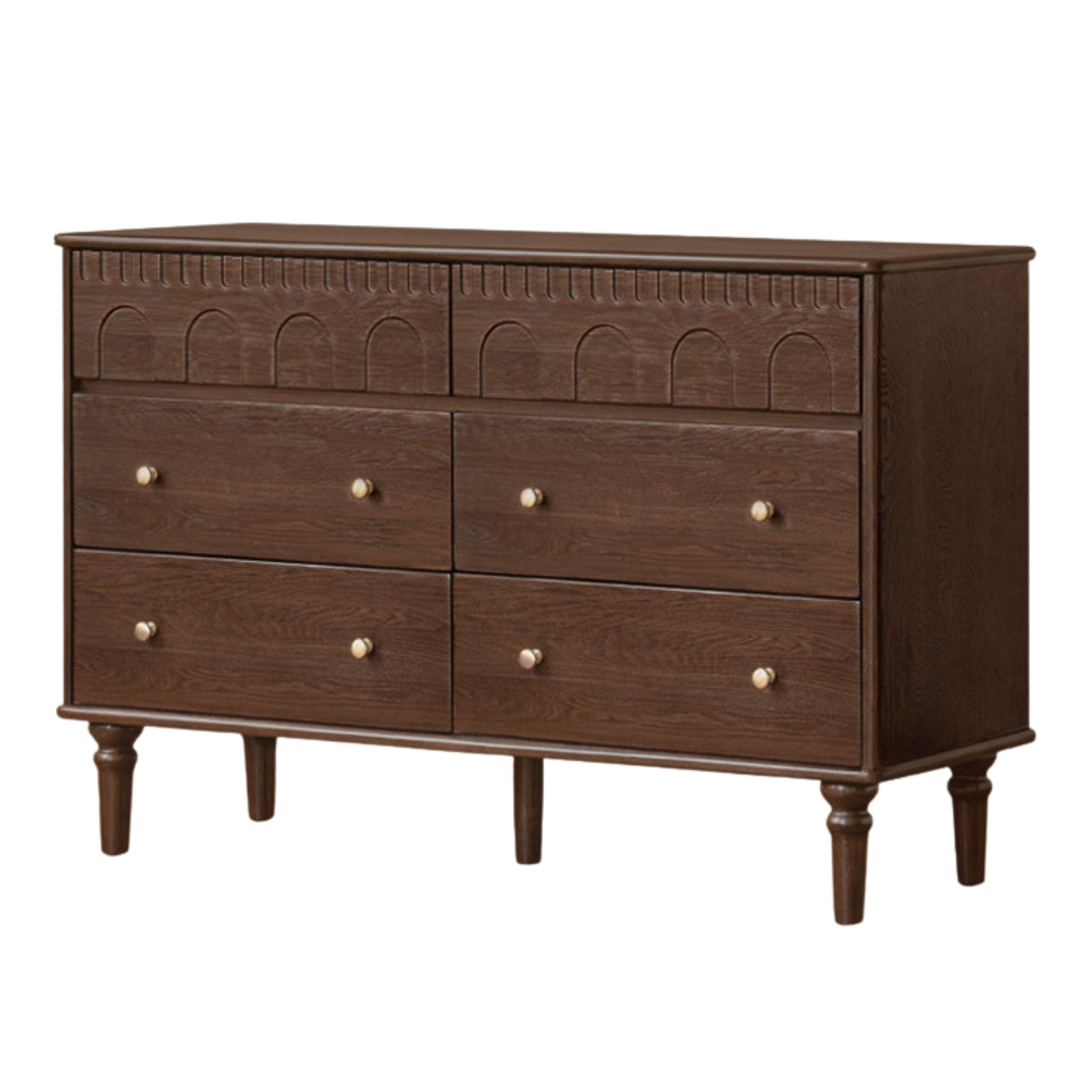 Poplar, Ash Solid Wood Retro Style Bucket Cabinet.