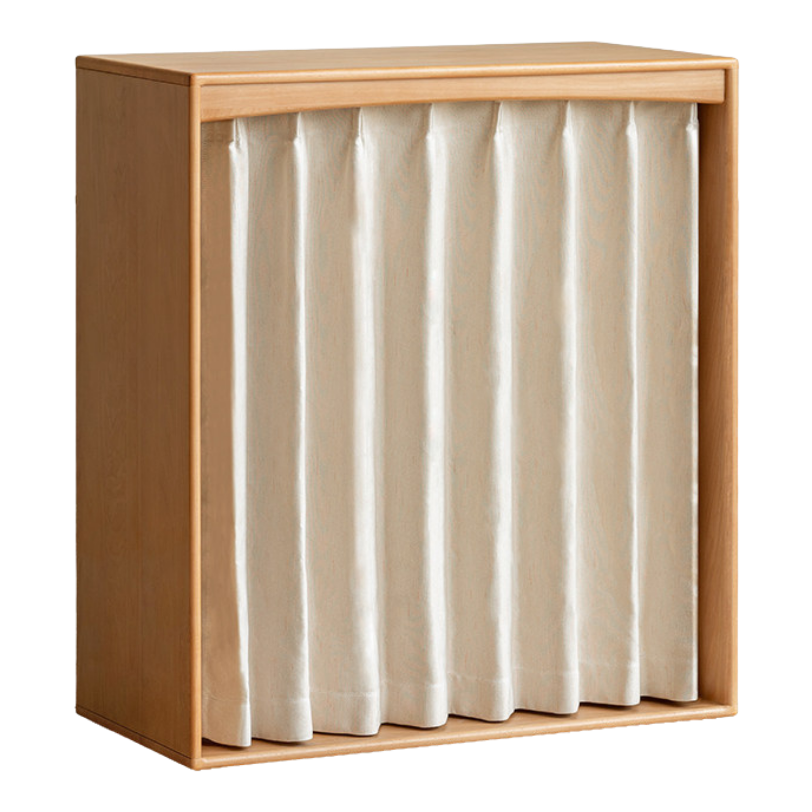 Beech, Rubber Solid Wood Kids Wardrobe