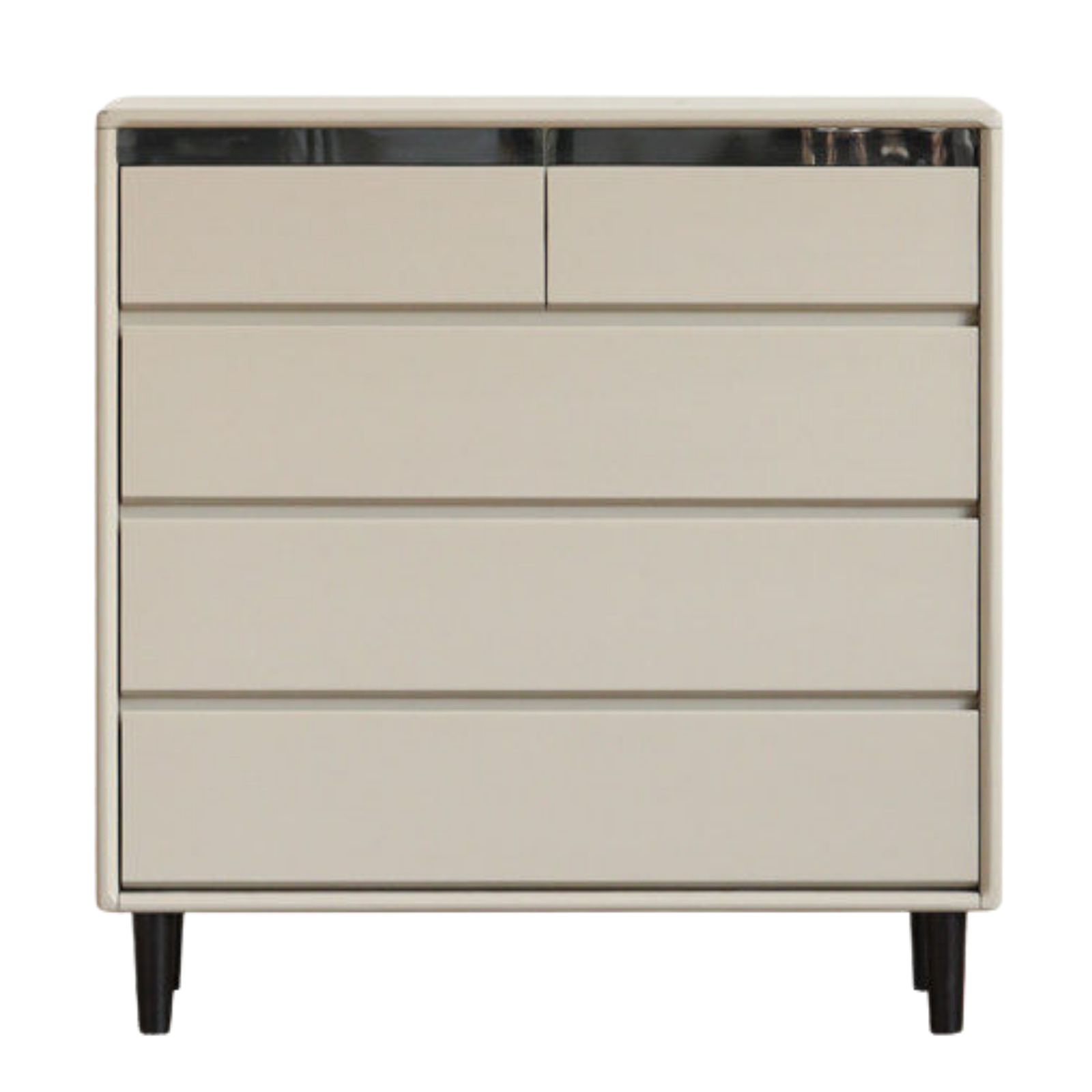 Tulipwood , Solid Rubberwood Light Luxury Chest of Drawers