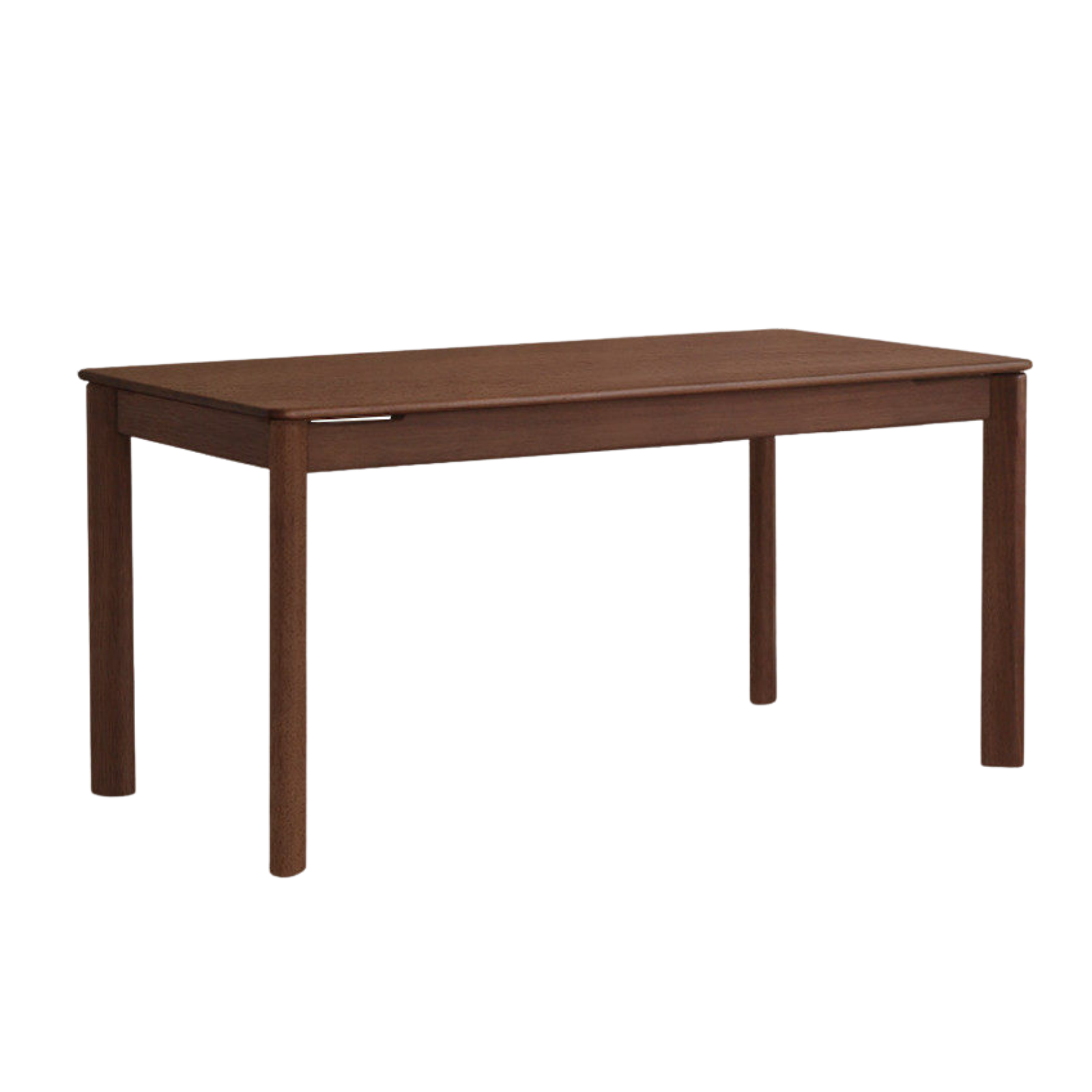 Black Walnut, Sandalwood, Ash Solid, Golden Pear Wood Modern Rectangular Table