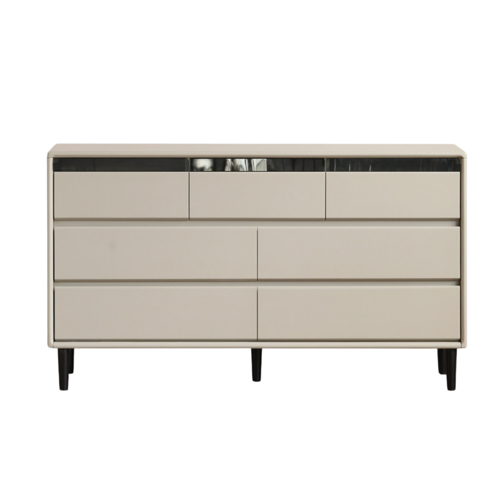 Tulipwood , Solid Rubberwood Light Luxury Chest of Drawers