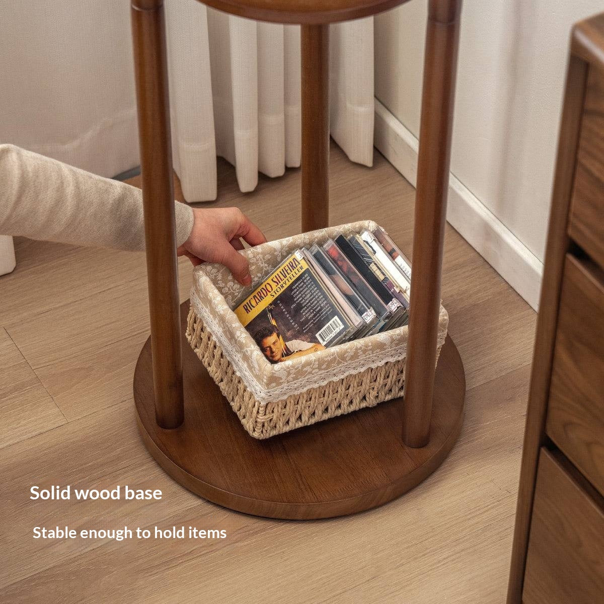 Solid Rubberwood Modern Minimalist Clothes Rack