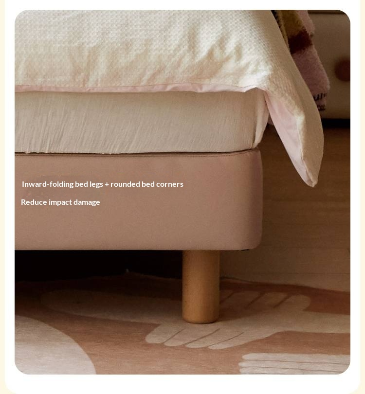 Organic Leather kid's Bed princess bed<