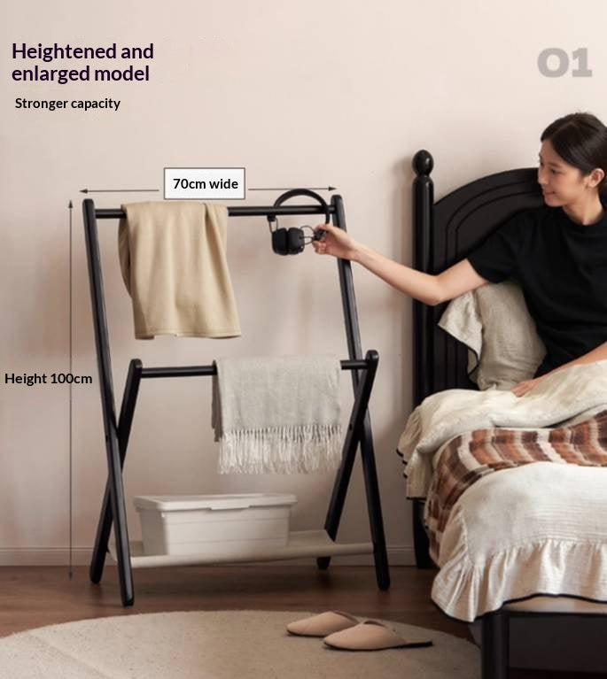 Solid Rubberwood Clothes Hanger