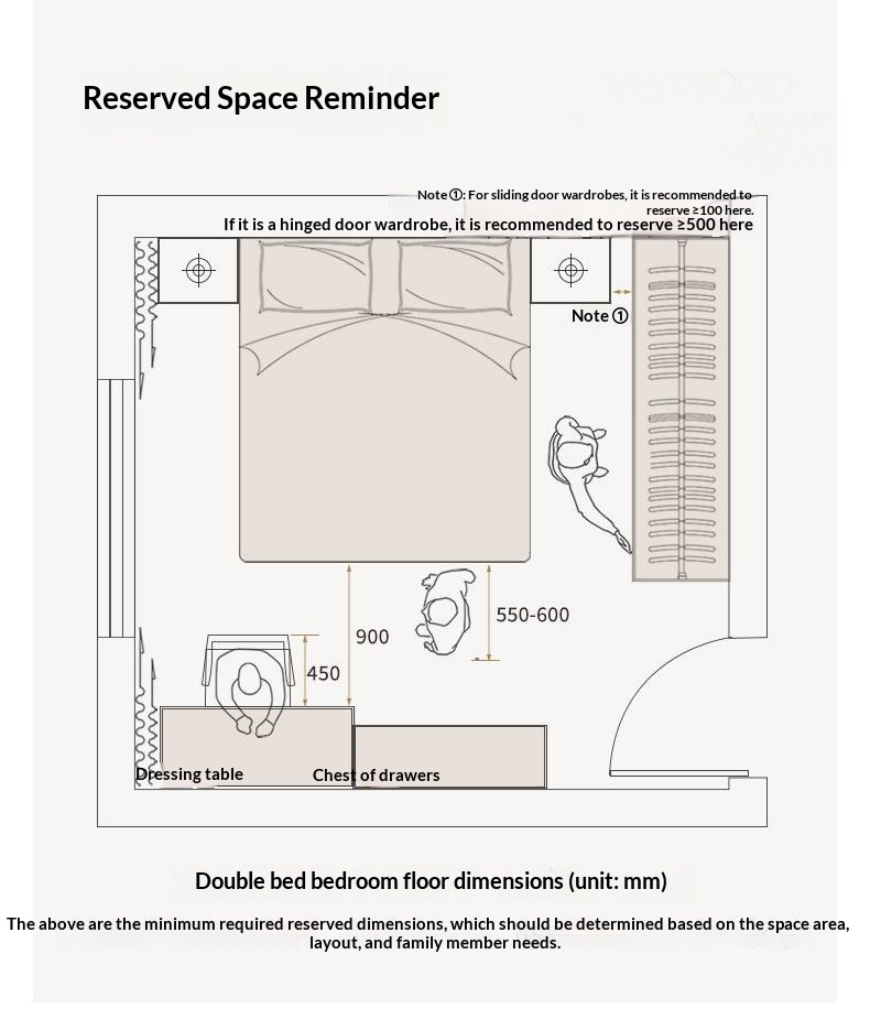 Black Walnut Solid Wood Box Bed — Luxury Genuine Leather Bed with Soft Backrest