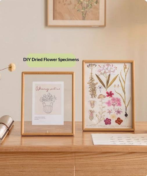 Black Walnut, Beech Solid Wood Photo Frame