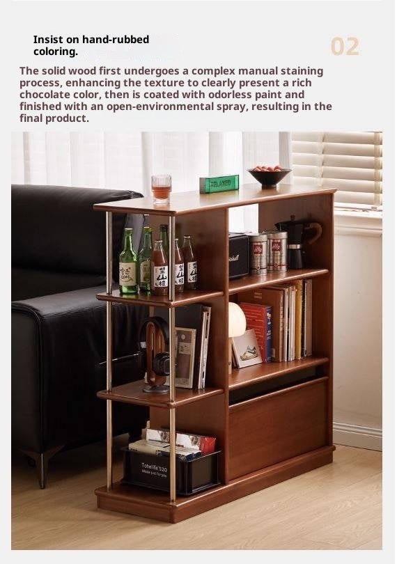 Poplar Solid Wood Bauhaus Style Bookcase