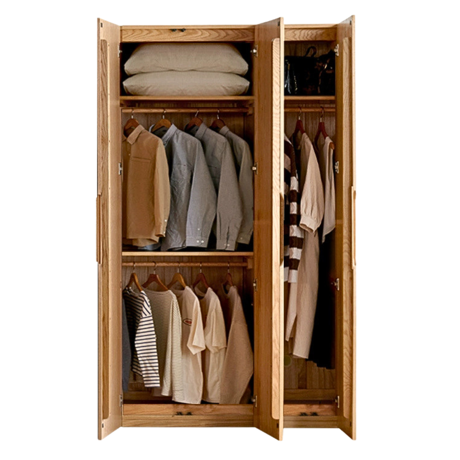 Oak solid wood Wardrobe ::