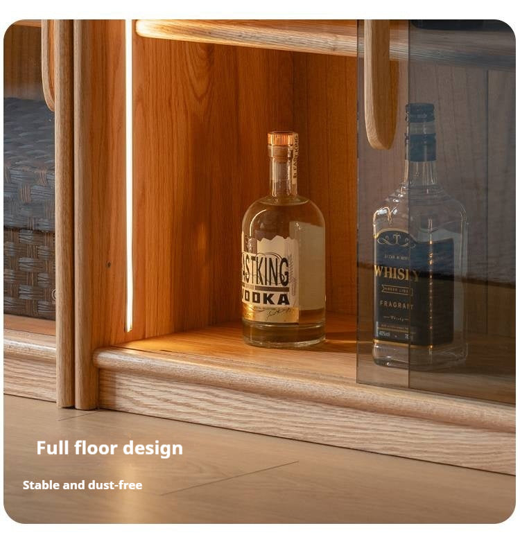 Oak Solid Wood Modern Bookcase