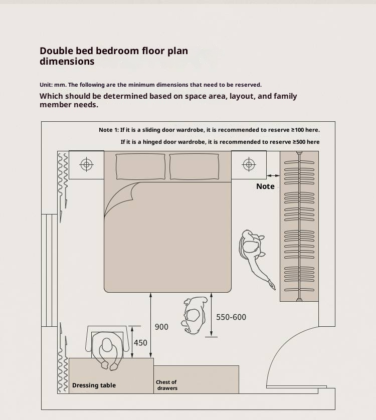 Black Walnut Solid Wood Light Luxury Box Bed