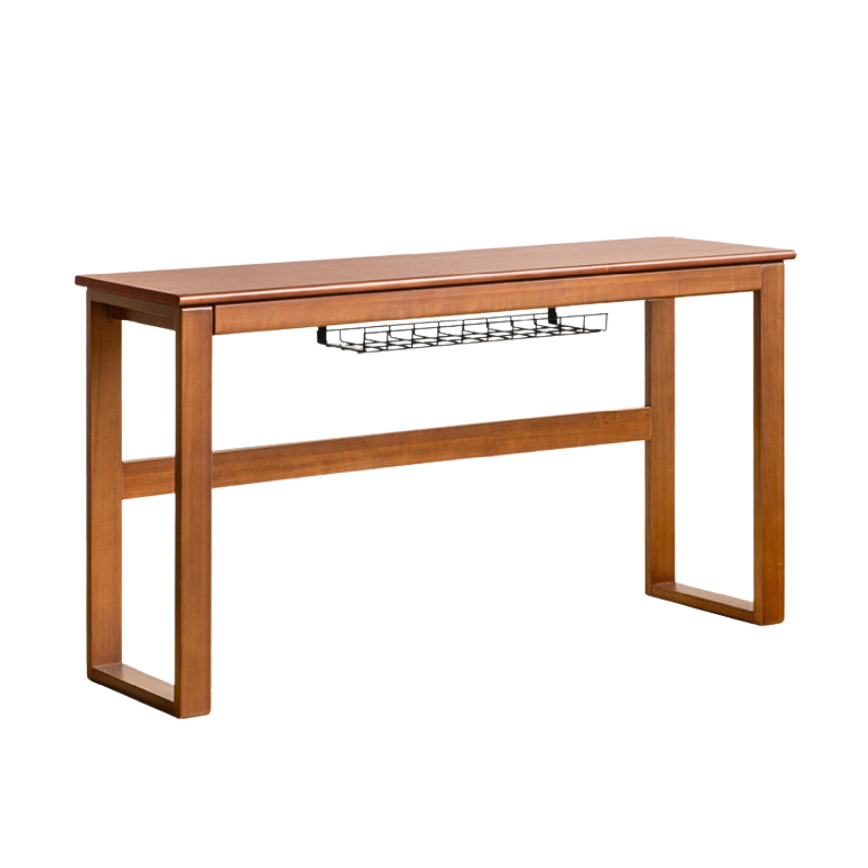 Oak, Poplar Solid wood long narrow desk: