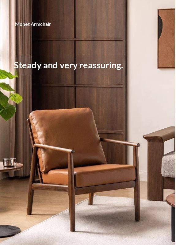 Sandalwood Solid Wood Modern Sofa Chair