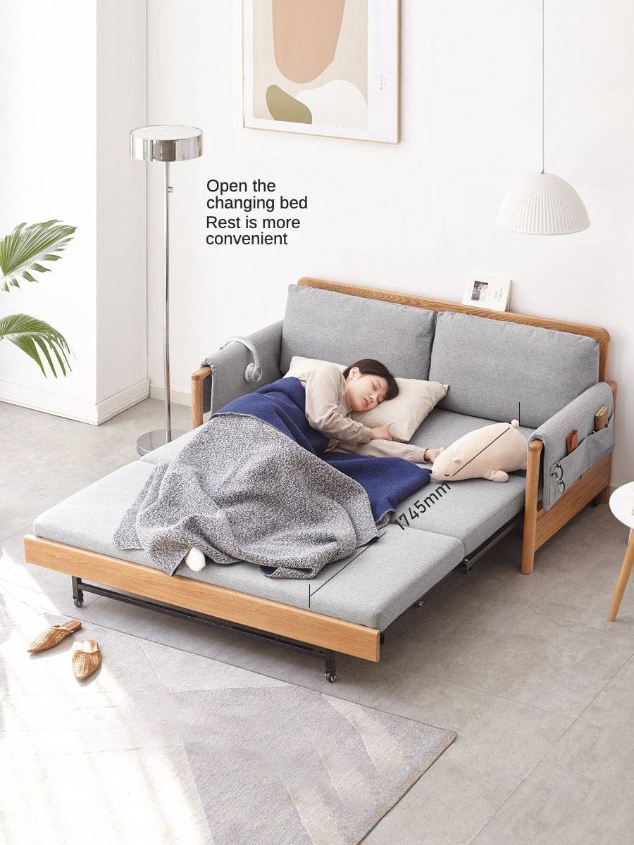 Oak sofa online bed