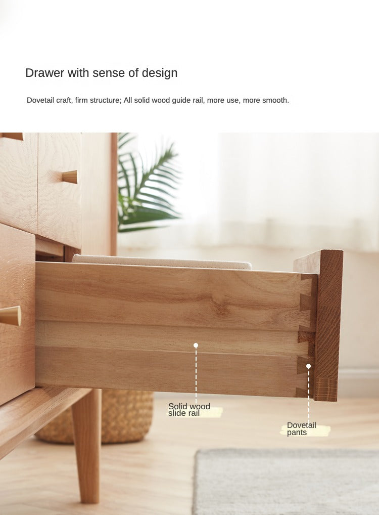 Oak solid wood Bedroom TV cabinet "