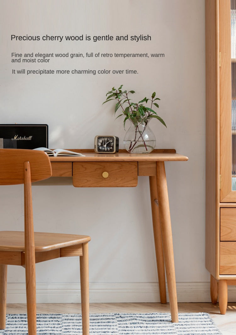 Cherry on sale oak desk