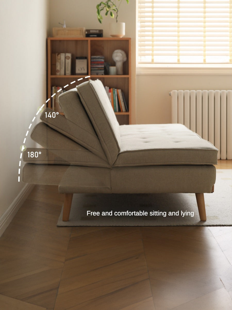 Fabric folding Sleeper sofa Beech solid wood+