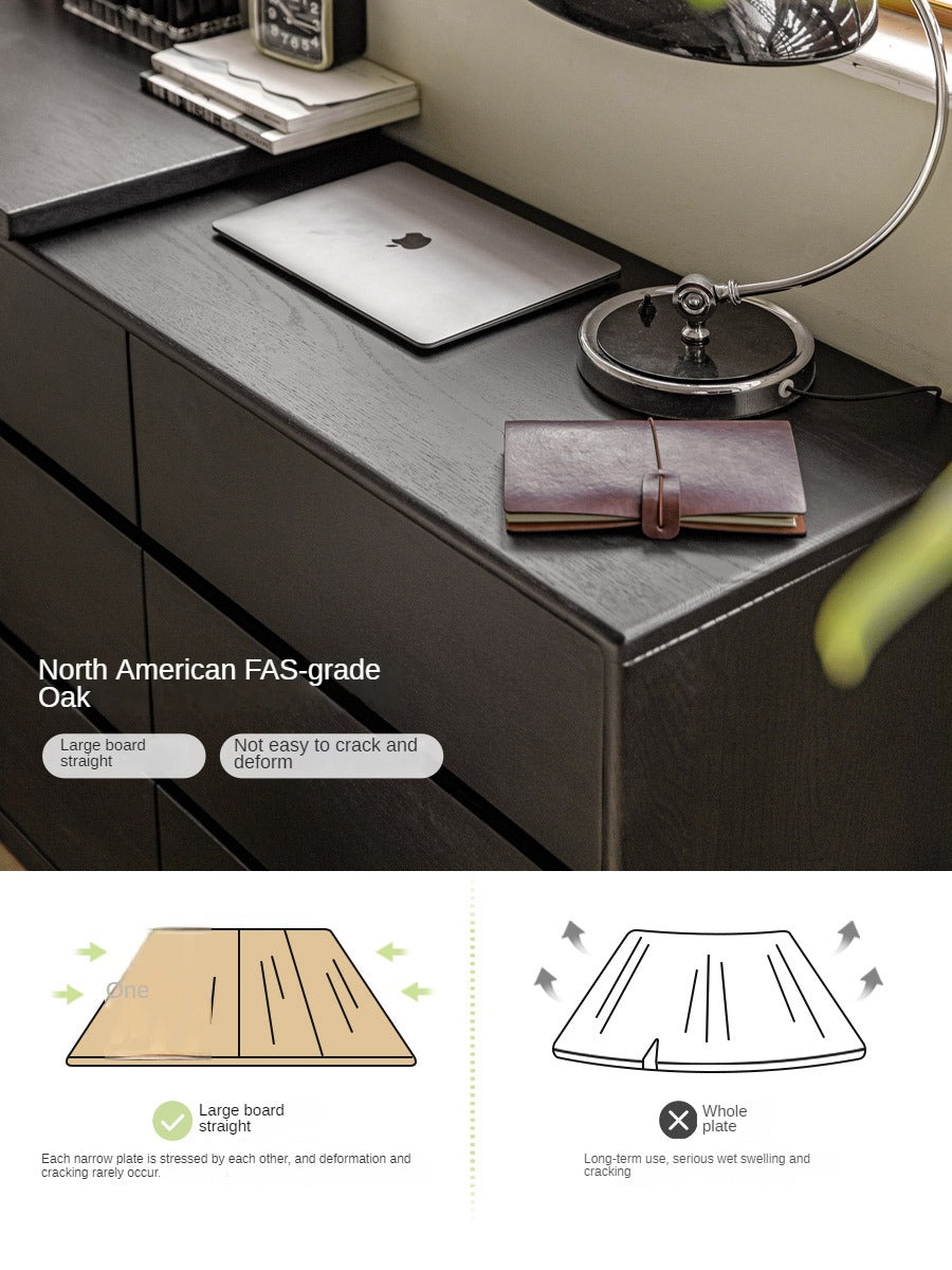 Oak Solid Wood Dressing Table Modern Light Luxurious "