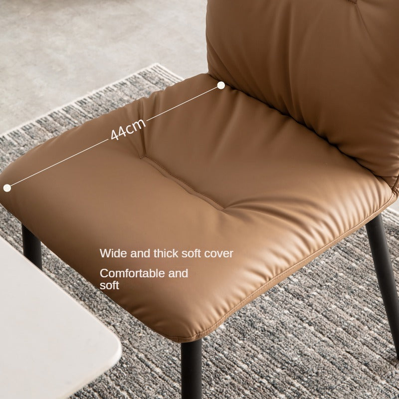 2 pcs set- Organic leather Soft chair-