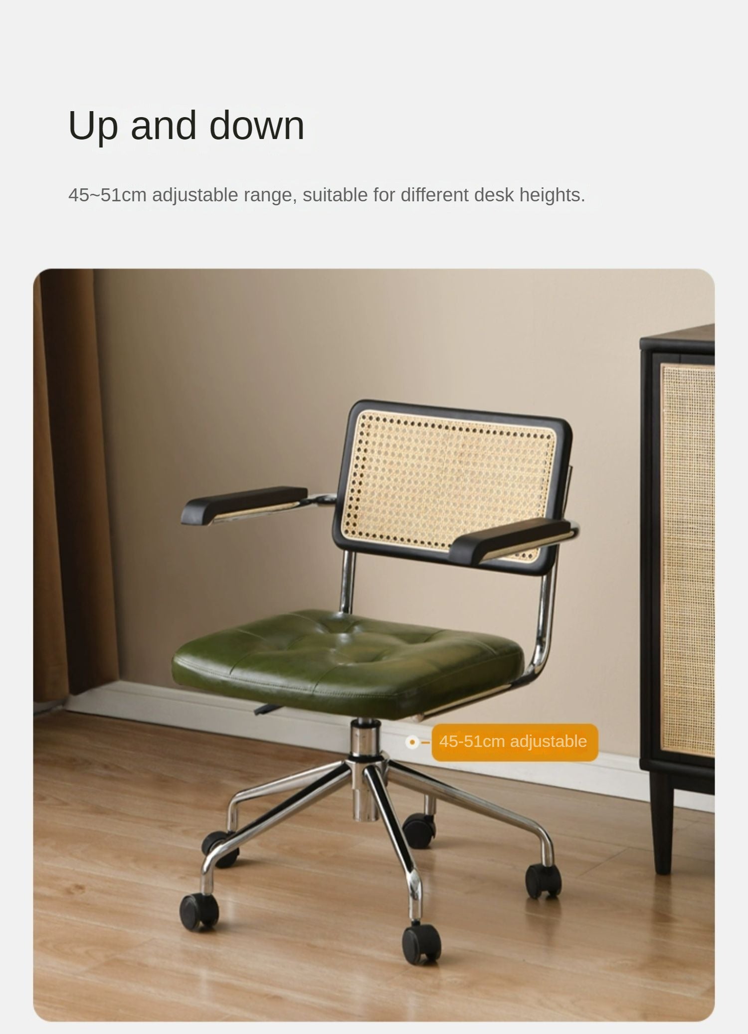 Lift office Chair rattan leisure-
