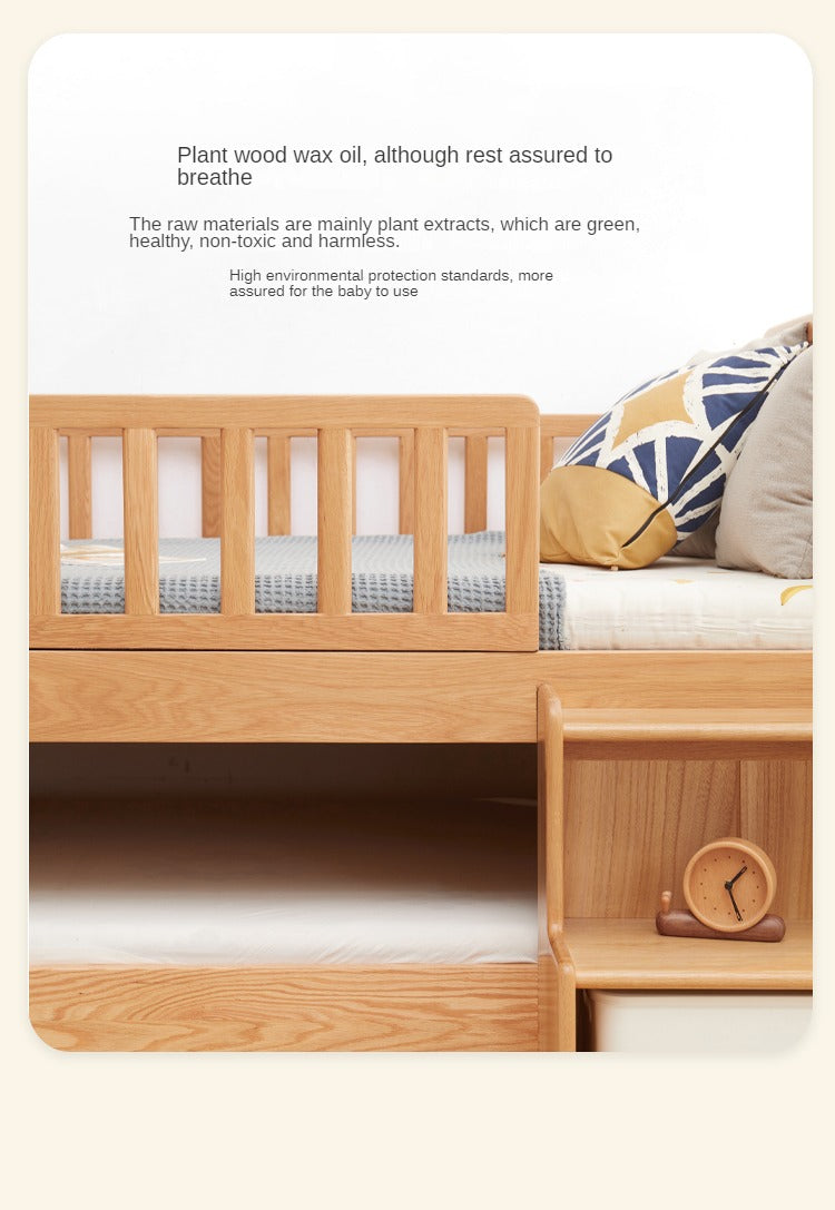 Oak solid wood Small footstool, step ladder, nightstand)