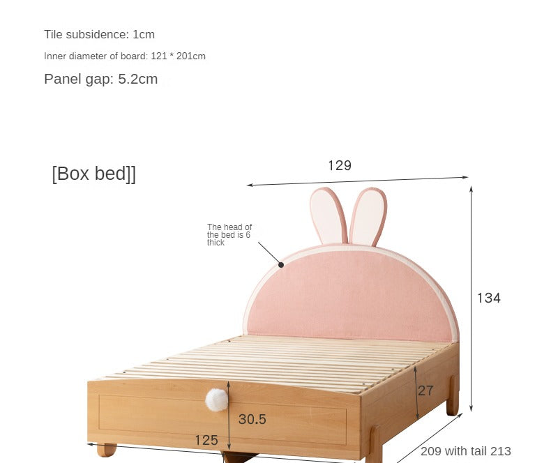 Cartoon rabbit , Beech solid wood-)
