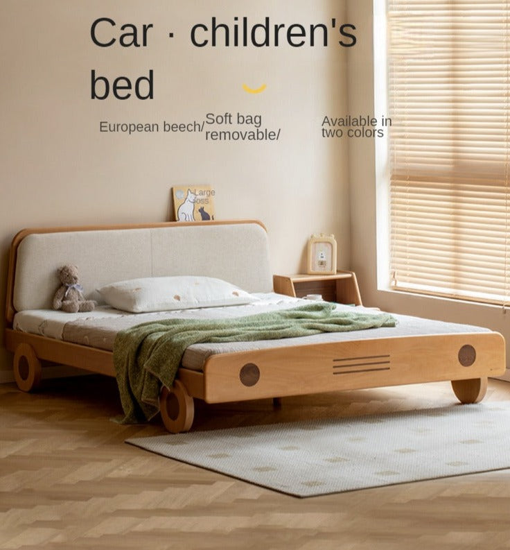 Kids bed oak solid wood"