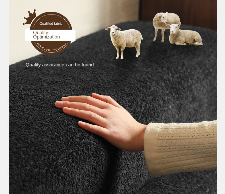 Electric imitation lamb fleece Sofa Bed