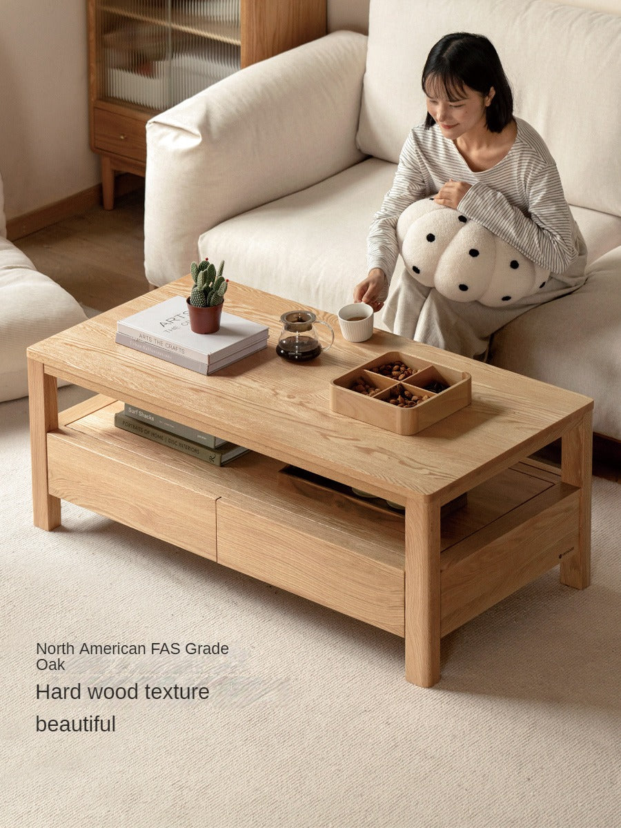 Oak solid wood Luxury Coffee table-