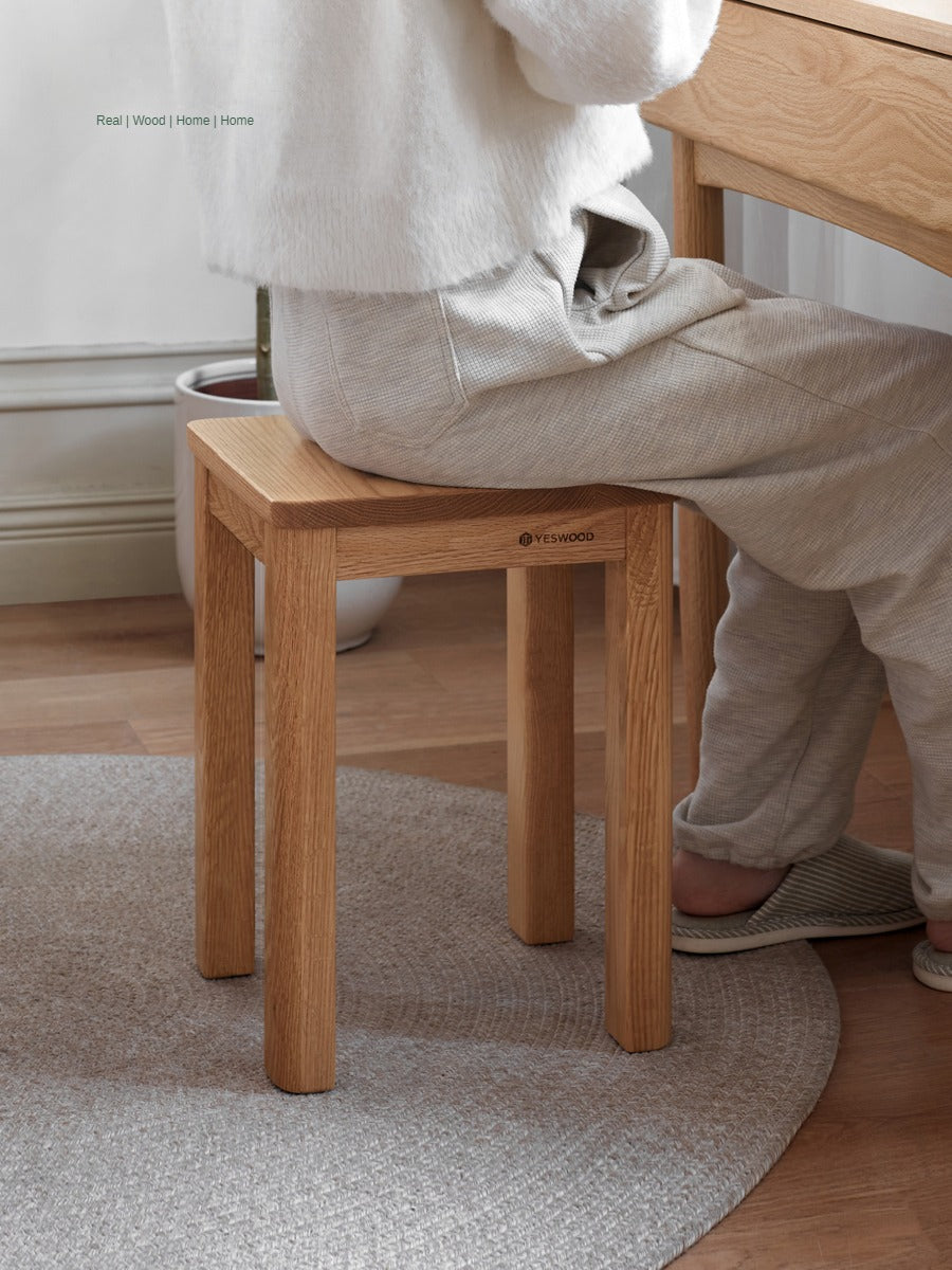 Oak Solid Wood Stool