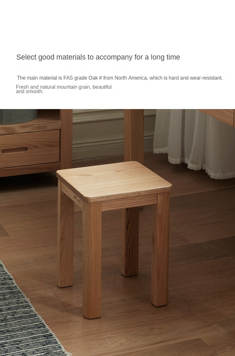 Oak Solid Wood Stool