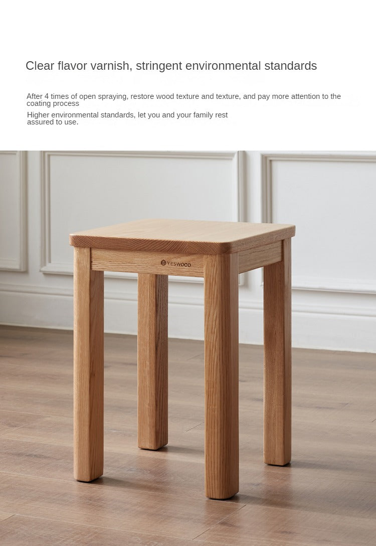 Oak Solid Wood Stool