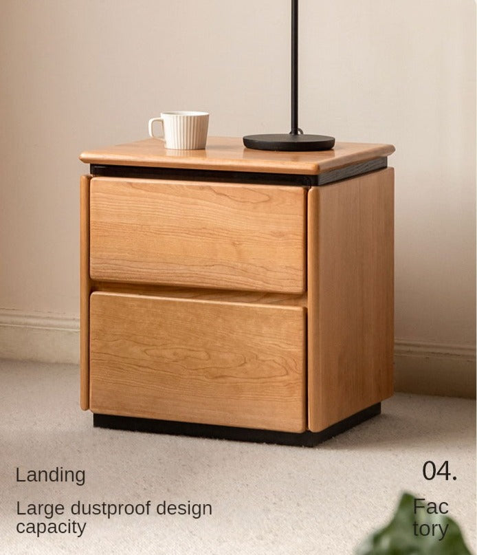 Cherry Solid Wood Nightstand