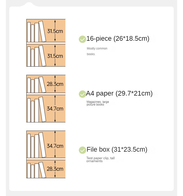 Oak solid wood desk bookshelf integrated study table<