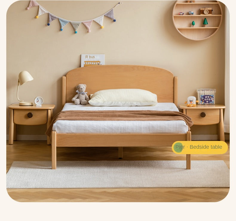 Beech Solid Wood Children's Bed Boys Girls<