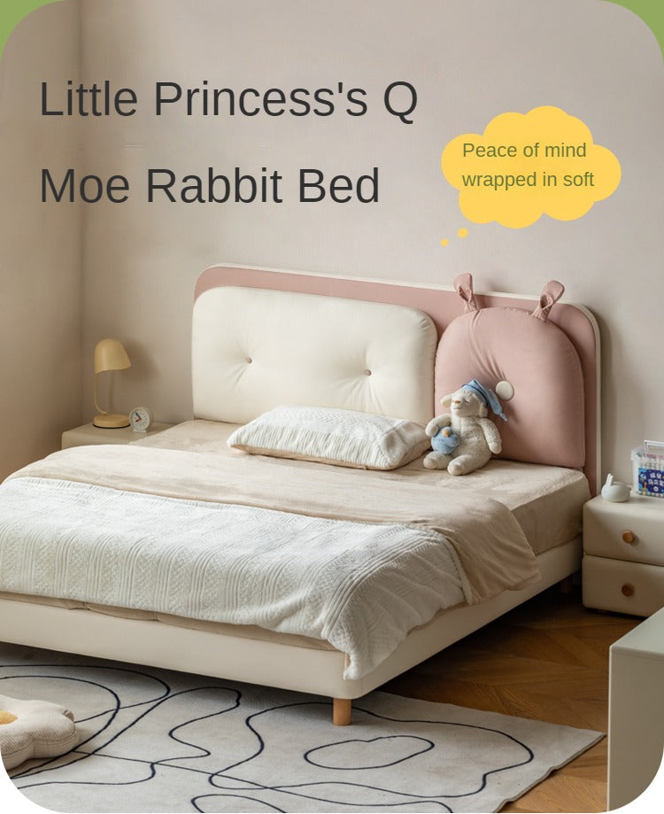 Organic Leather Children's Soft Rabbit Bed