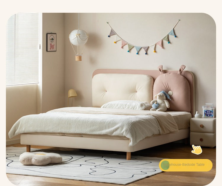 Organic Leather Children's Soft Rabbit Bed