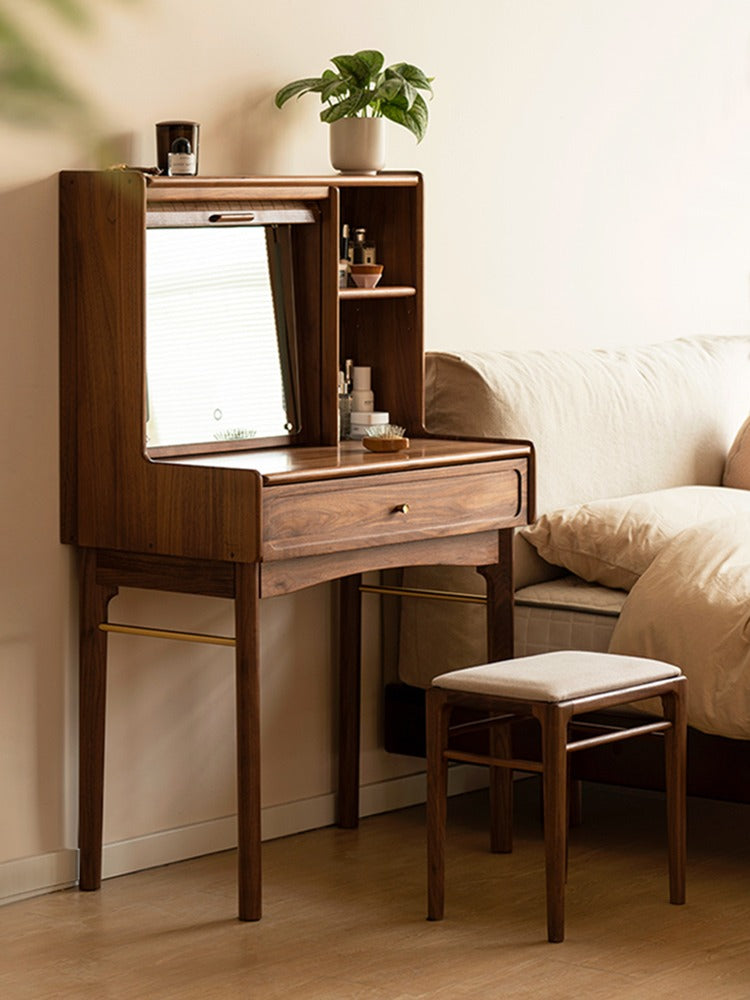 Ash, Oak, Black Walnut solid wood dressing table :