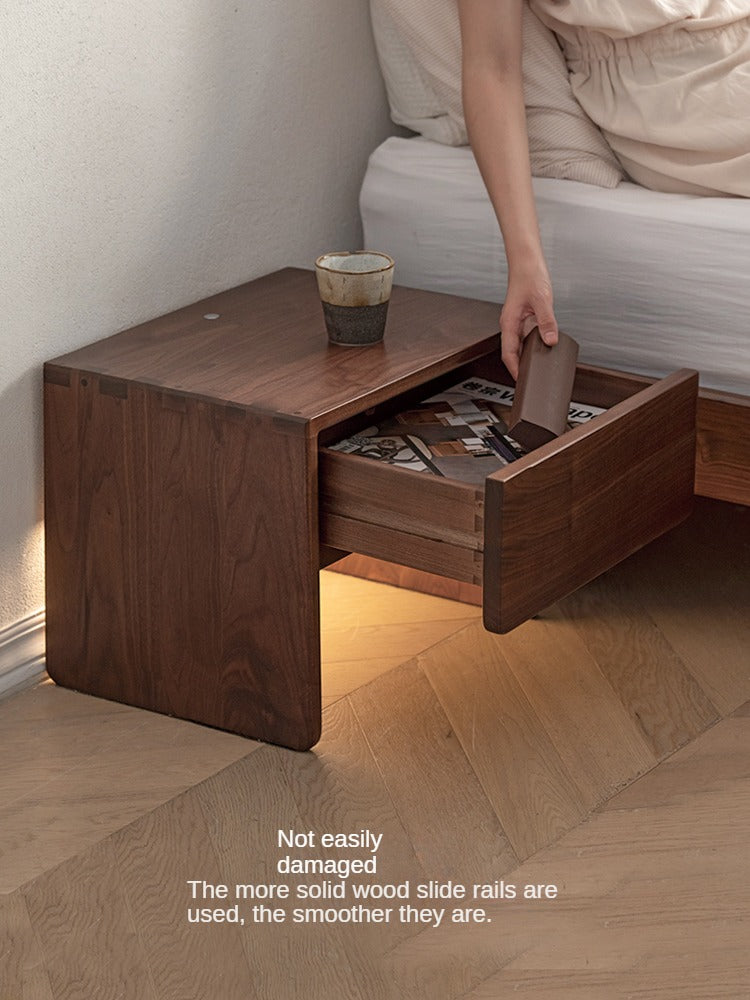 Black walnut, Ash solid wood bedside table simple modern