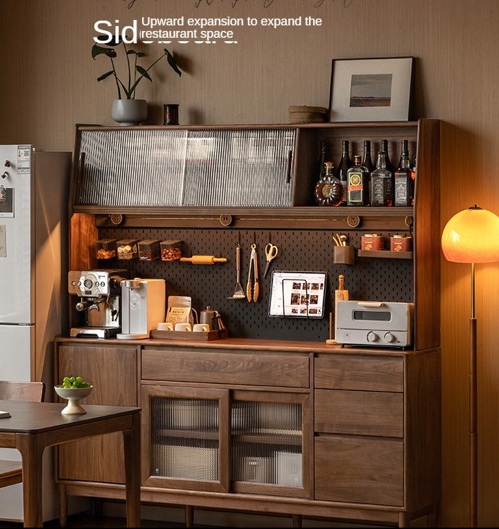 Black Walnut Solid Wood Simple Modern Sideboard