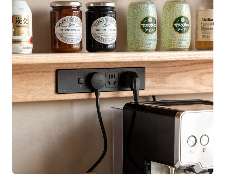 Oak solid wood wall-mounted suspended cabinet,