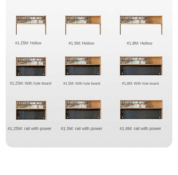 Oak Solid Wood locker multi-functional Sideboard,