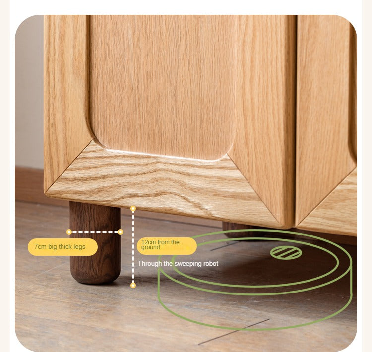 Oak Solid Wood Children's Wardrobe