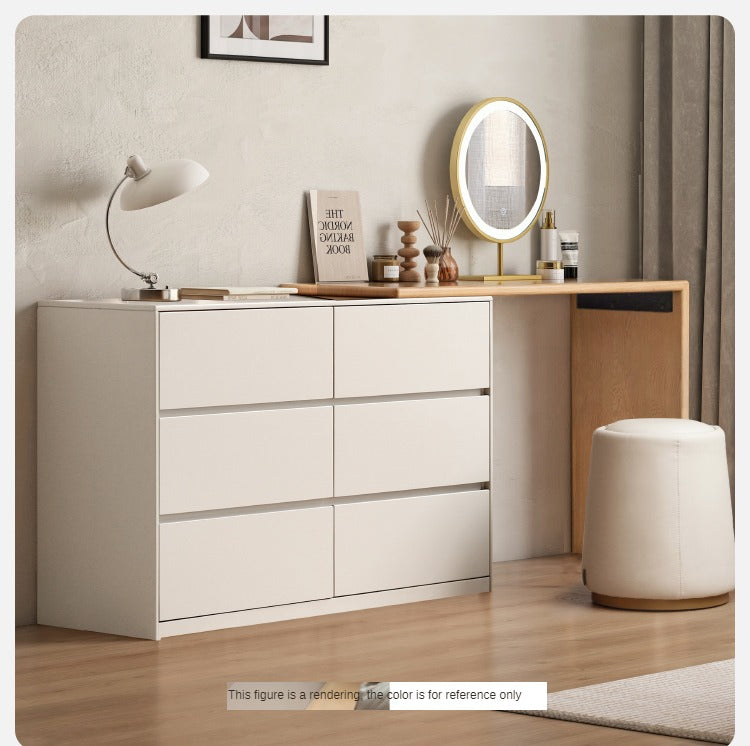 Poplar Solid Wood Modern White Dressing Table  ,