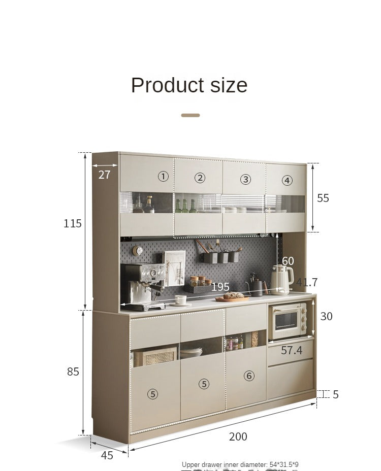 Poplar Rock Board Integrated Sideboard,